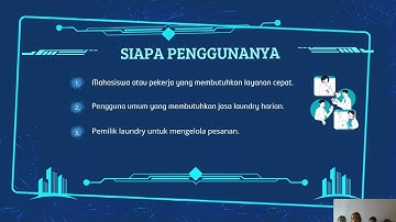 Presentasi : Aplikasi Layanan Laundry Berbasis  Mobile (Kelompok 8).