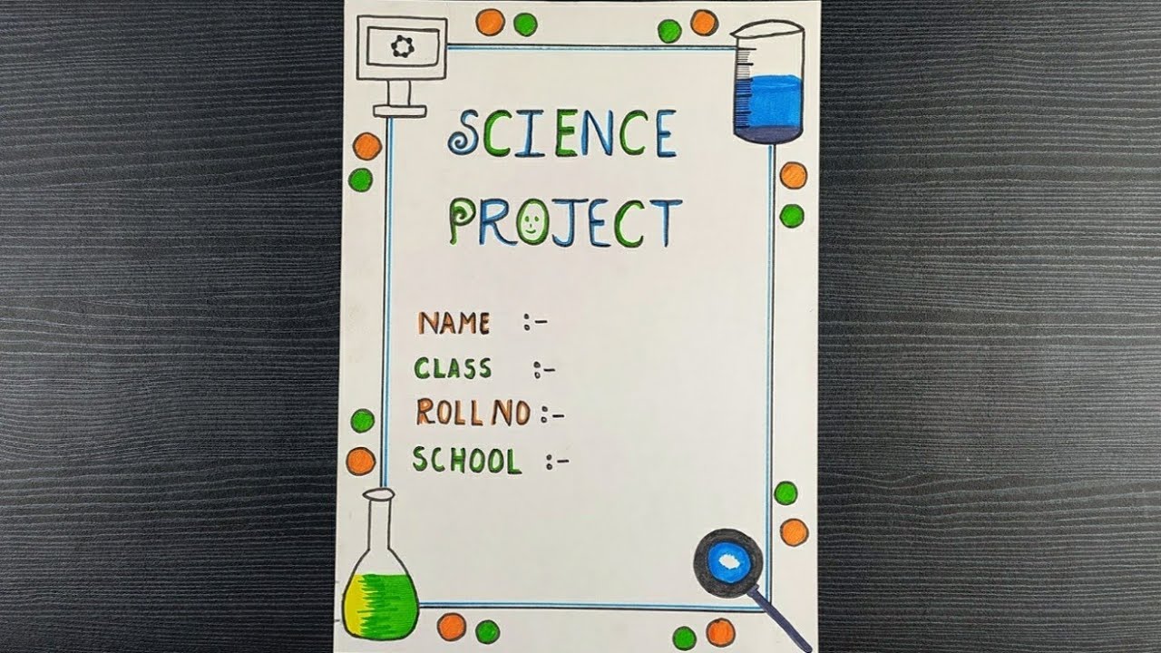 front page of project of science