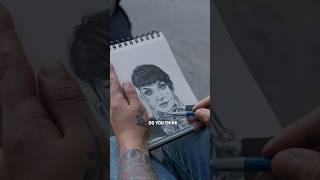 I sketched and interviewed a random lady in New York City! #art