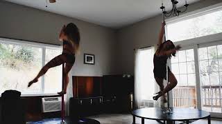 Doubles Pole dance to doja cat streets