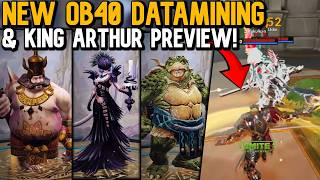 OB40 DATAMINING - King Arthur Preview, 3 New God Ports & More!