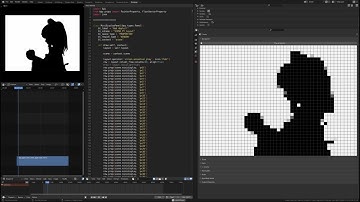 Bad Apple!! but in Blender