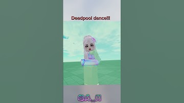 deadpool dance on a roblox gamee!! #robloxedit #deadpooldance