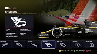 F1 2020 Solved my invalid record(Bug?!) Austrian GP Time Trial