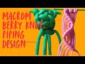 NEW MACROM BERRY KNOT and piping knots a pattern design making#macramedesigns