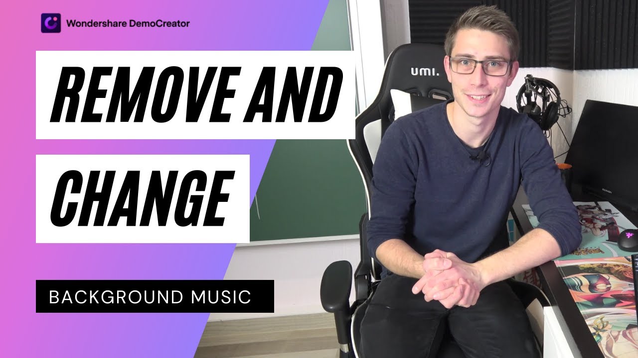 How to Remove Sound and Change the Background Music in a Video - YouTube