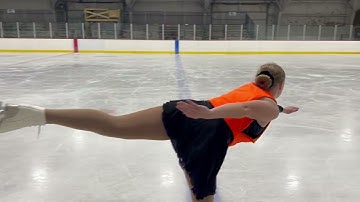 Kaitlyn Krause Standard Preliminary Skating Skills Virtual Test Video