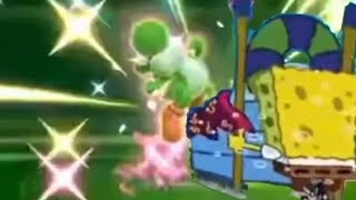 (YTPAD) Yoshi Color SpongeBob and Squidward Beat Up