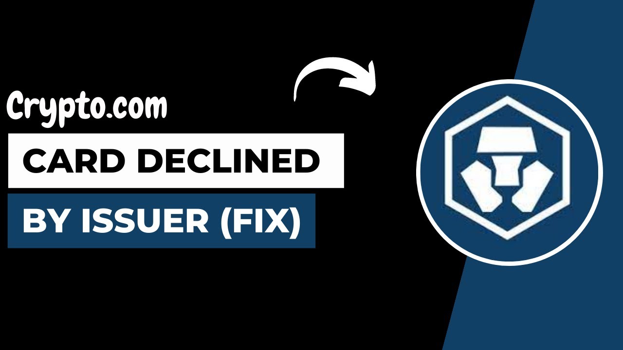 Crypto.com Error Crypto.com Card Declined By Issuer - Crypto.com Credit Card Debit Card ...