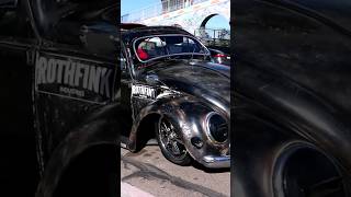 Patina slammed VW beetle in San Diego #vwbug #vwbeetle #slammedvw #slammedcars #retrocars #car #vw