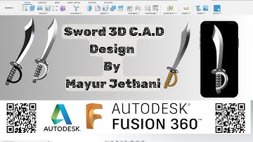 Creating a Traditional Talwaar (Sword )in Fusion 360 | Step-by-Step Tutorial