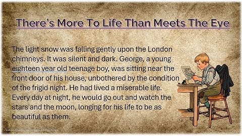 English Stories | There’s More To Life Than Meets The Eye | Learn English Through Stories