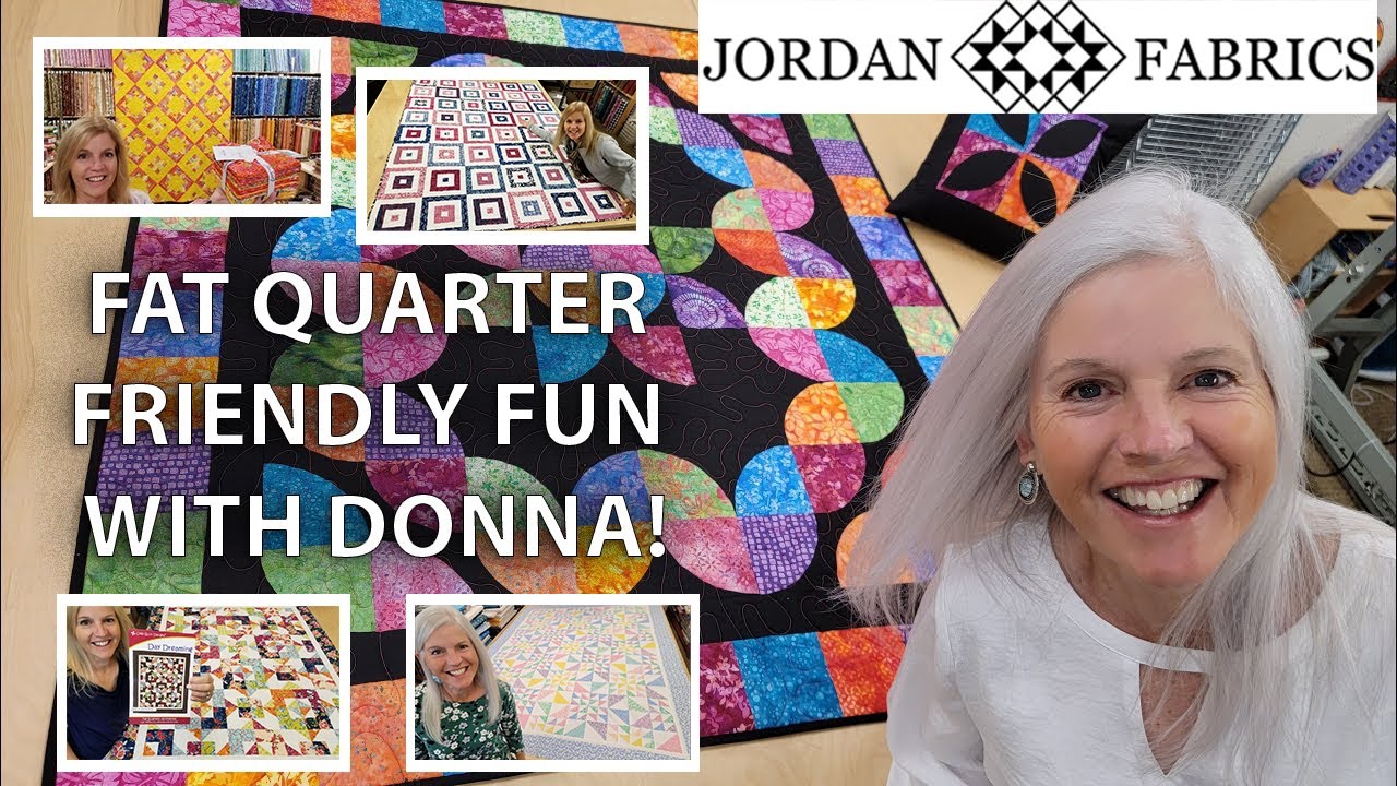 FAT QUARTER FRIENDLY FUN WITH DONNA!