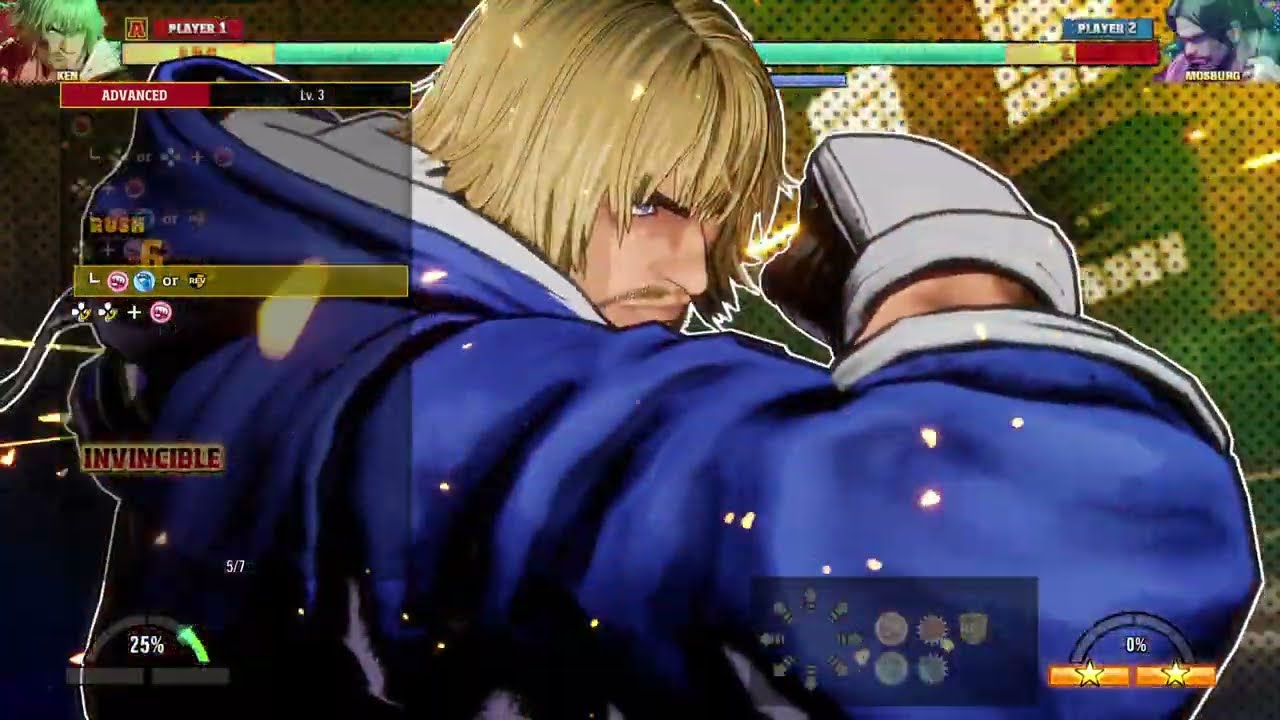 FATAL FURY: City of the Wolves - Ken Masters Combo Challenge Trials All Completed