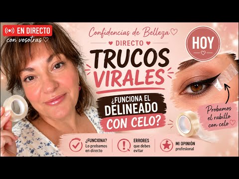 No siempre  lo viral funciona: delineado con celo en ojos maduros