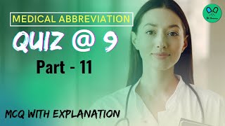 Quiz on Medical Abbreviation | Quiz @ 9 | Part - 11 screenshot 2