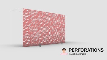 Rhino and Grasshopper 1.4 _ Perforation Pattern - Image Samplers