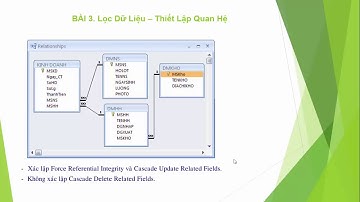 Thực Hành access   Bài 3   Lọc Dữ Liệu Bảng   Data Filter