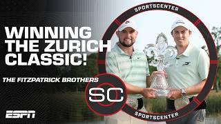 What it was like for Matt & Alex Fitzpatrick to win the Zurich Classic together?! 👀 | SportsCenter