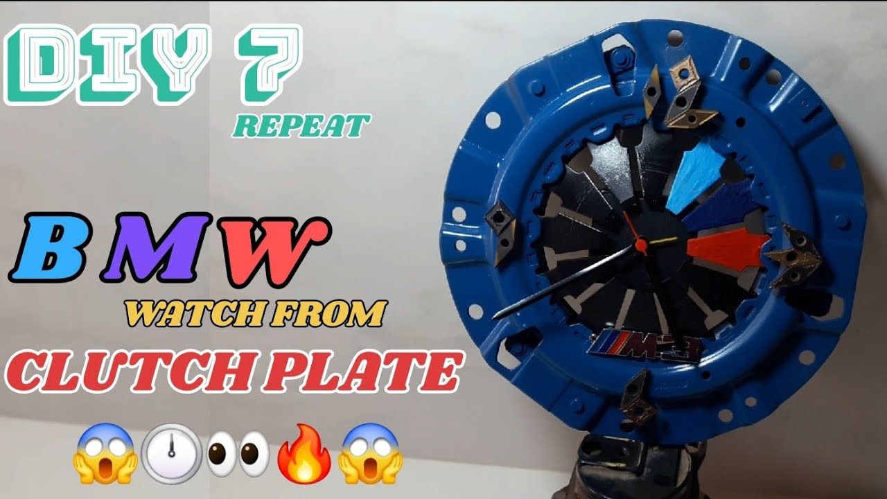 "BMW Watch Made From Old Car Clutch Plate | Unique DIY Project" 