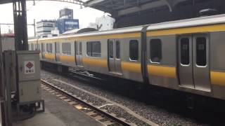 黄色い山手線(E231-500)と209-500