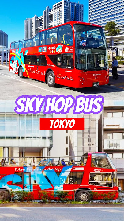 Tokyo Sky Hop Bus | Hop On Hop Off - Best way to explore Tokyo #bus #hoponhopoff #tokyo #shorts