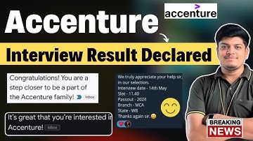 🔥Accenture Breaking News | Interview Result Declared😊 | Congrats Mail, Workday Profile Mail | PADA