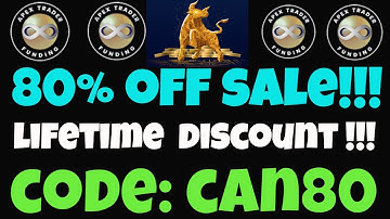 Apex Trader Funding 80% LIFETIME DISCOUNT Code CAN80