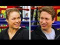 Pete Holmes in the Ring with UFC Women’s Champ Ronda Rousey (Video)