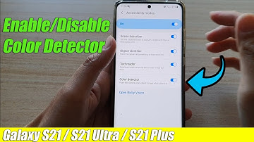 Galaxy S21/Ultra/Plus: How to Enable/Disable Color Detector