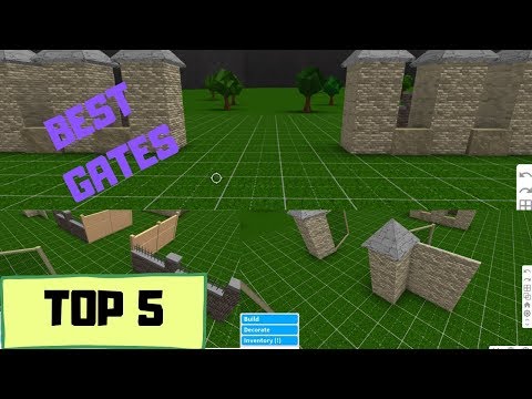 Top 5 Best And Cheap Gates In My Opinion With Color Roblox Bloxburg Youtube - gates robux