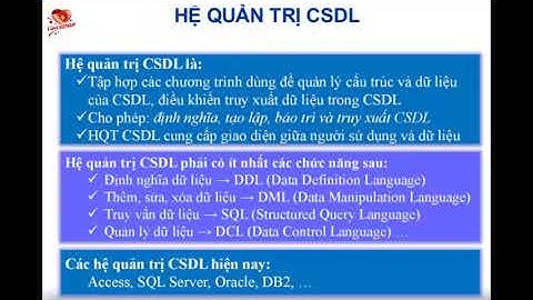 Bài 1-2 Hệ quản trị cơ sở dữ liệu là gì?