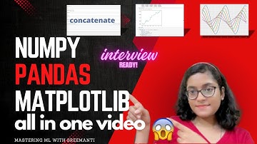 Python Library 101 with an IITian: Numpy, Pandas and Matplotlib