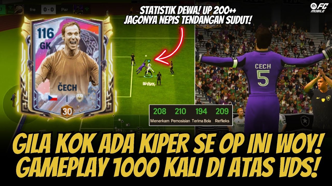 REFLEKNYA TINGKAT DEWA! AURA KIPER TERKUAT SAAT INI IS RILL! PETER CECH 116! 