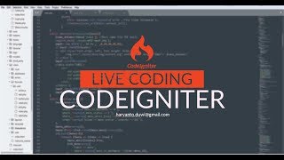 Tutorial Upload File di Codeigniter, PART I