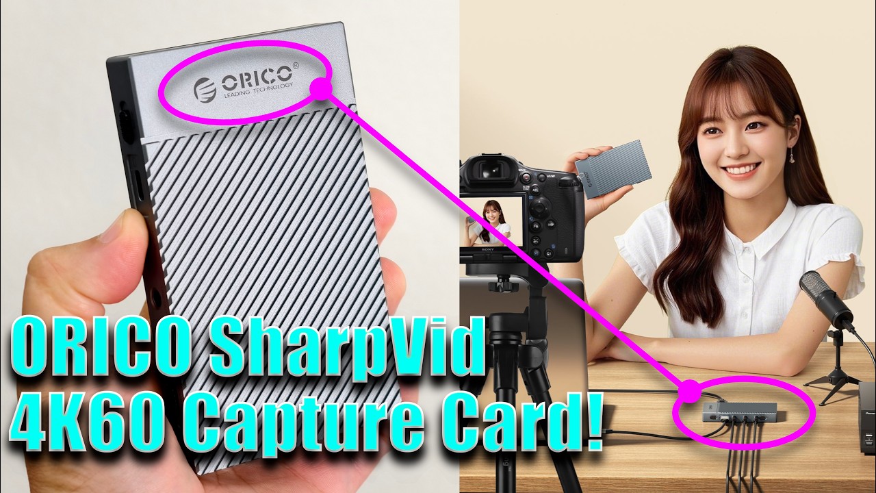4K 60fps USB Capture Card: ORICO SharpVid Review - YouTube
