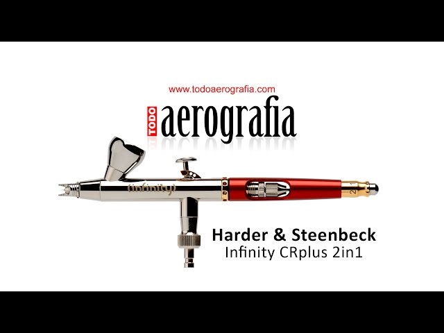 Aerografo Harder Infinity CRplus 2en1, gravedad y doble accion