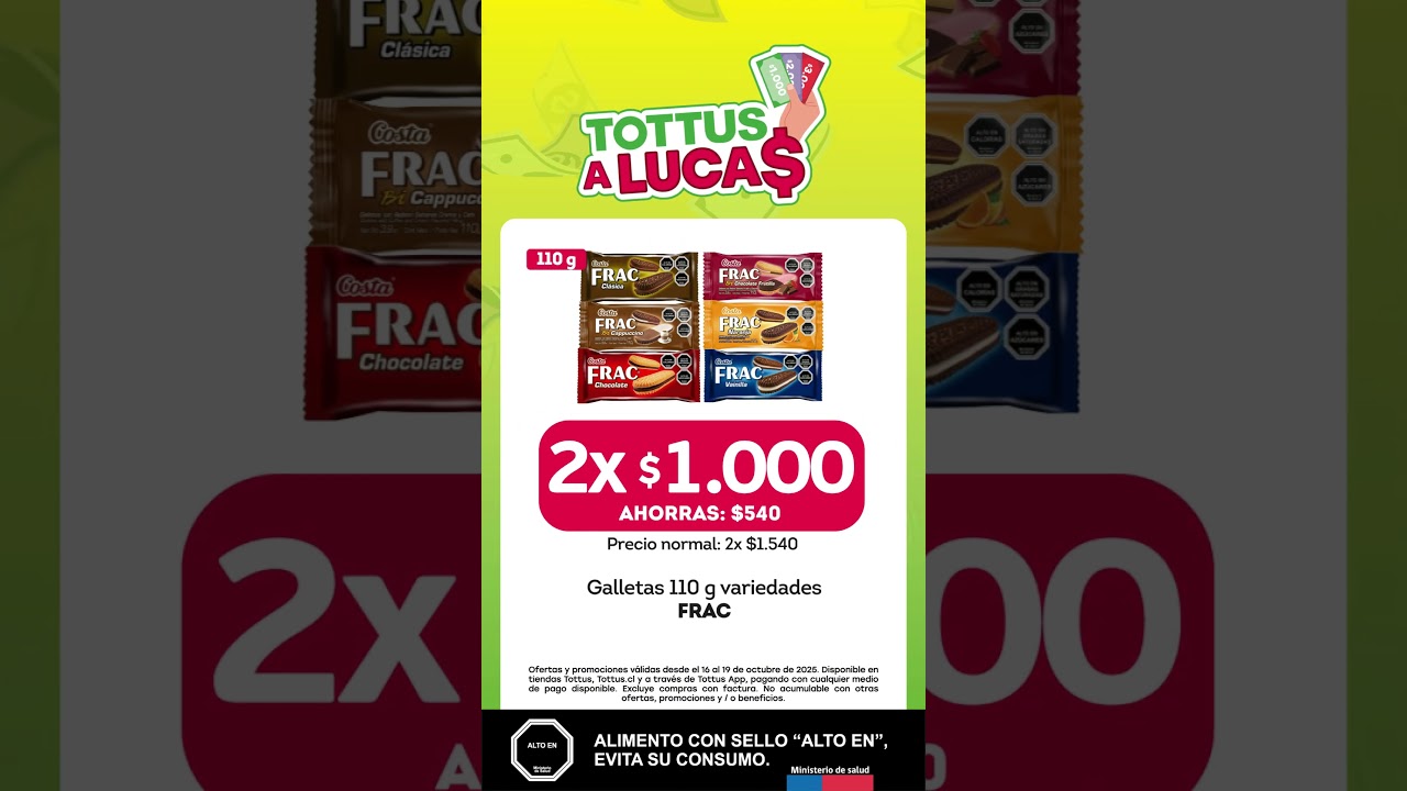 &iquest;Lo llevo o no? &iexcl;Si! Con los precios a lucas de Tottus, siempre hay una raz&oacute;n para llenar el carrito