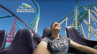 A Perfect Day for Riding Roller-Coasters at SeaWorld Orlando (& Infinity Falls Update)!