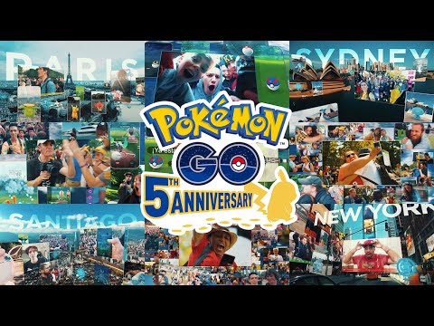 Video dedicato al quinto anniversario di Pokémon GO: “L’avventura continua!”