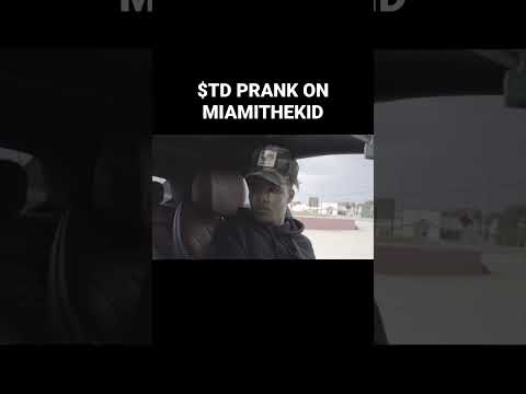 $TD PRANK ON MIAMITHEKID ! #shorts