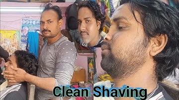 beard clean shaving💈beard clean shave video