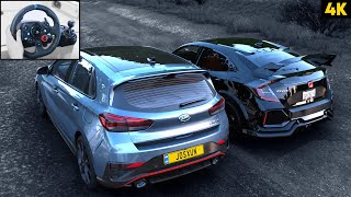 CONVOY - Hyundai I30 N & Honda Civic Type R | Forza Horizon 5 | Logitech G29 Gameplay