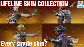 MY LIFELINE SKIN COLLECTION AND HOW TO GET THEM ( APEX LEGENDS )