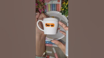 Name writing with floating pen Saraa #diy #clay #floatingpenart #clayart #penart