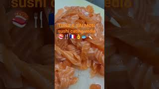 Tunasalmon cating#sushi#sashimi#sushilife#SushiLover# SushiAddict#seafoodlover#reelvideo#shortsvedio