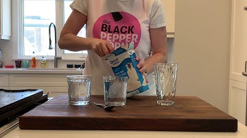 Mixing solutions - solving linear systems demonstration