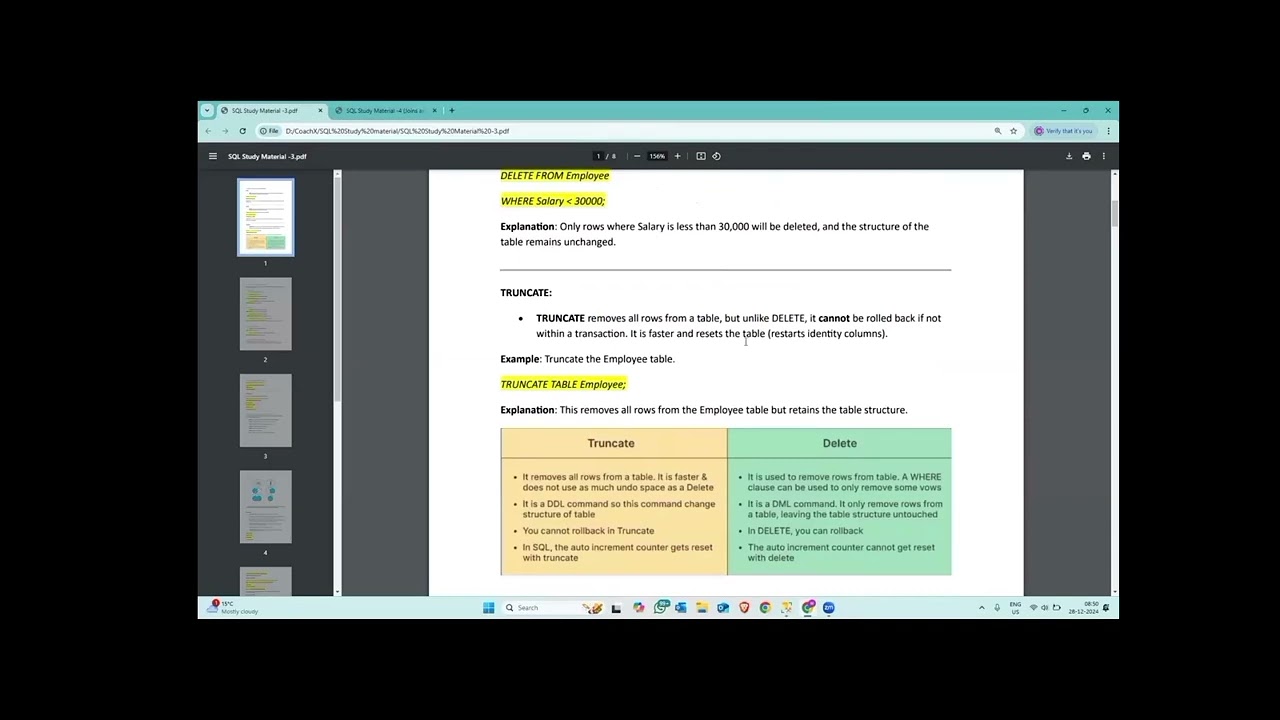 In Builts functions in SQL Sever, TOP, OFFSET and FETCH a2 - YouTube
