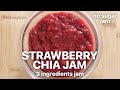 Strawberry chia jam  easy sweet delicious  jam without sugar  foodingale