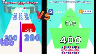 Numbers Madness Run Merge vs Numbers Run Merge Challenge | Lets Run…